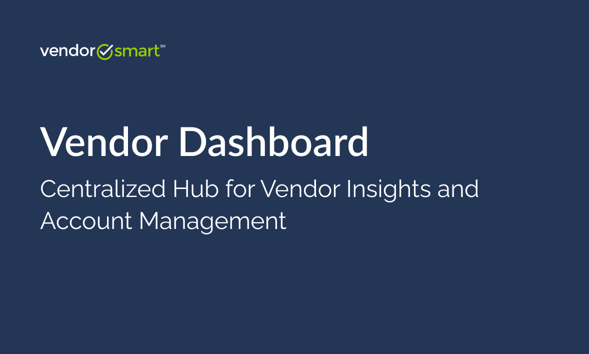 Vendor Dashboard